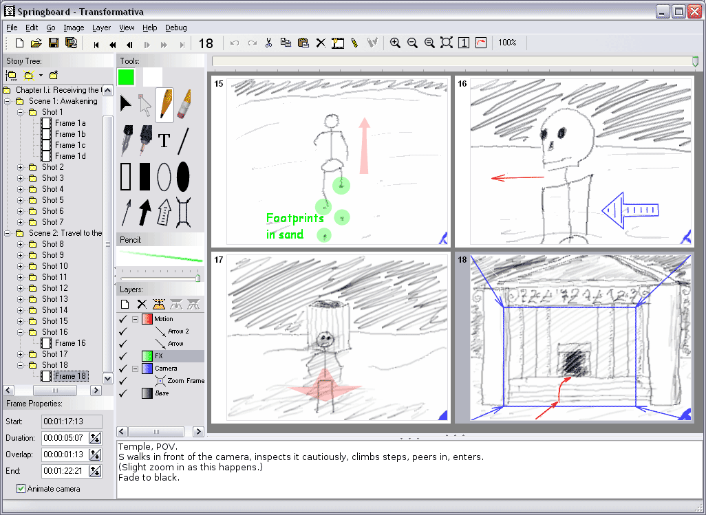 Springboard 1.01 software screenshot