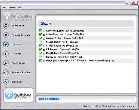 Spyware Bot - Spyware Remover 1.4.0.2 software screenshot