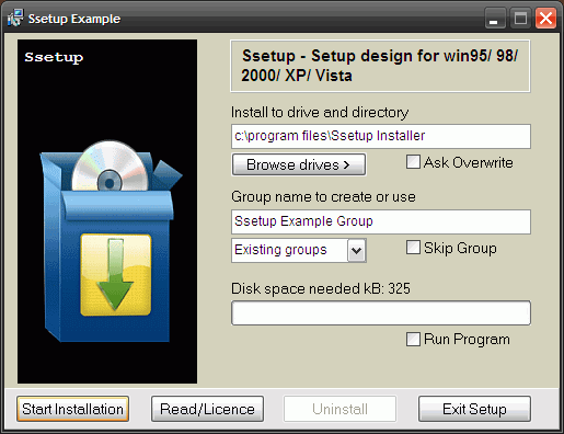 Ssetup 5.16.1 software screenshot