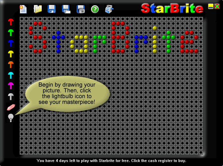 Starbrite 2.0 software screenshot