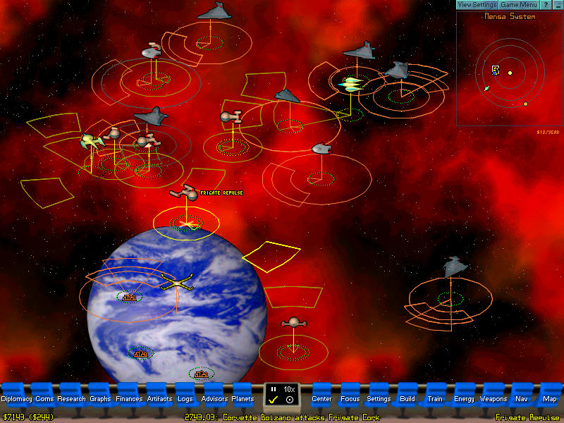 Starships Unlimited 3.5 software screenshot
