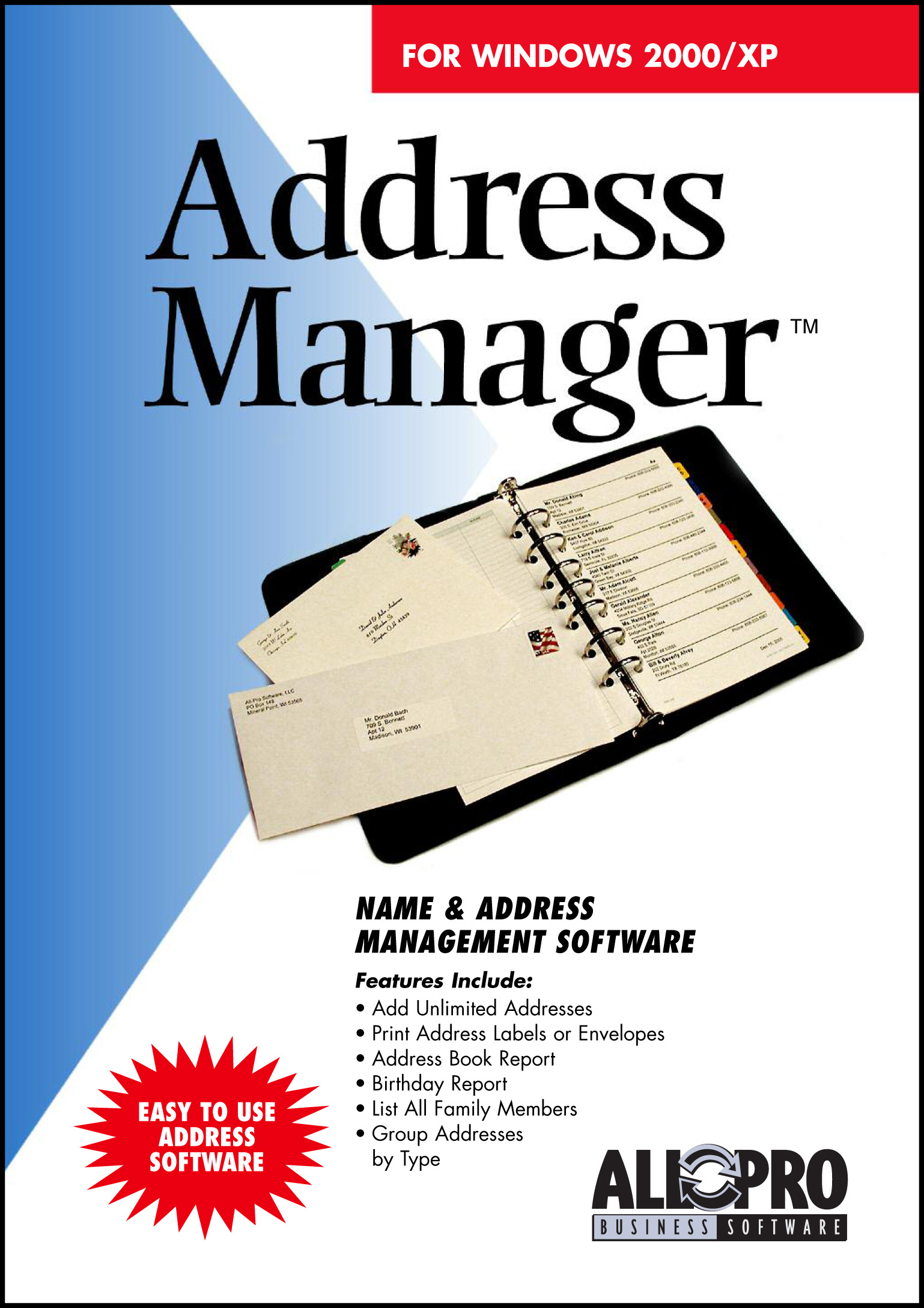StatTrak Address Manager 3.1 software screenshot