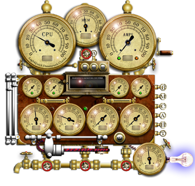 Steampunk Resource Monitor 1.0.2 software screenshot