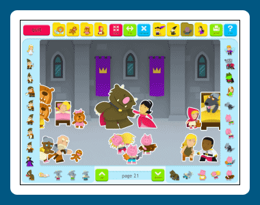 Sticker Book 4: Fairy Tales 1.02.00 software screenshot
