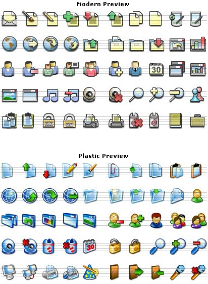 Stock Icons - XP and MAC style icons free 1.0 software screenshot