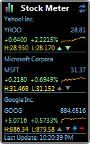 Stock Meter 1.2 software screenshot