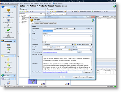 Store Manager for osCommerce 5.1.3.1340 software screenshot