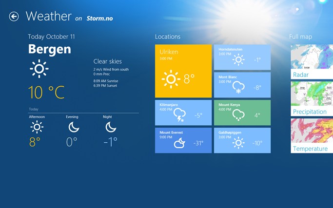 Storm for Windows 8 9.0.0.33 software screenshot