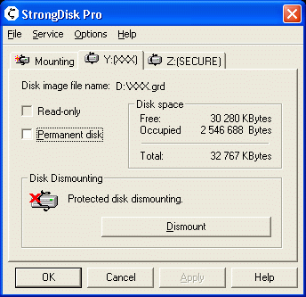 StrongDisk Pro 3.0 software screenshot