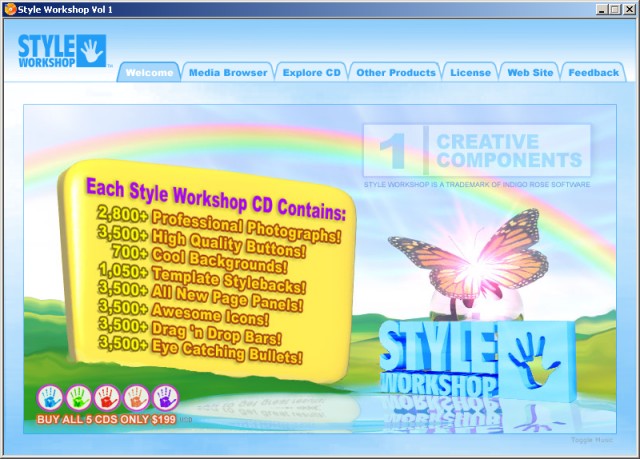 Style Workshop 1.02 software screenshot