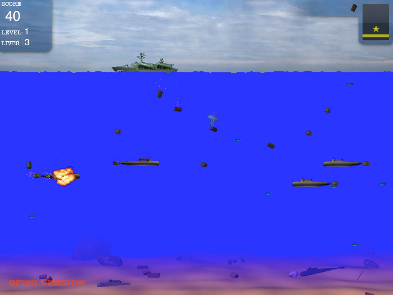 Submarines for Mac 1.3.1 software screenshot