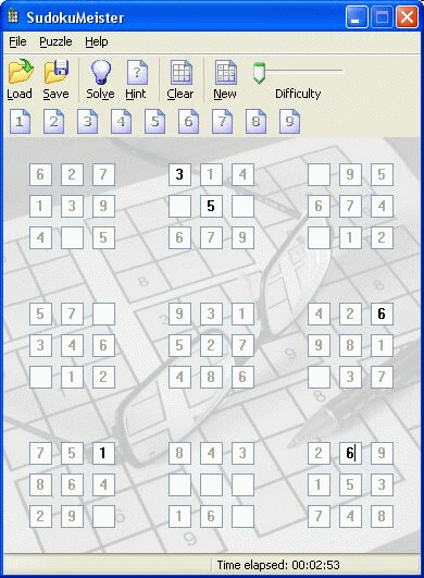 SudokuMeister 1.2.2.1 software screenshot