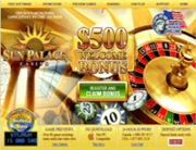 Sun Palace Casino by Online Casino Extra 2.0 software screenshot