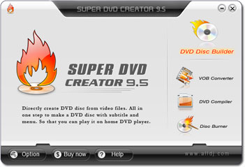 Super DVD Creator 9.8.10 software screenshot