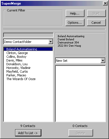 SuperMerge 4.0 software screenshot