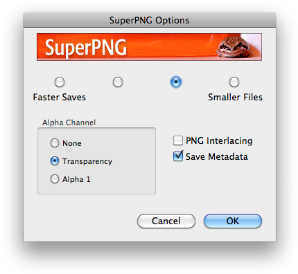 SuperPNG 2.0 software screenshot