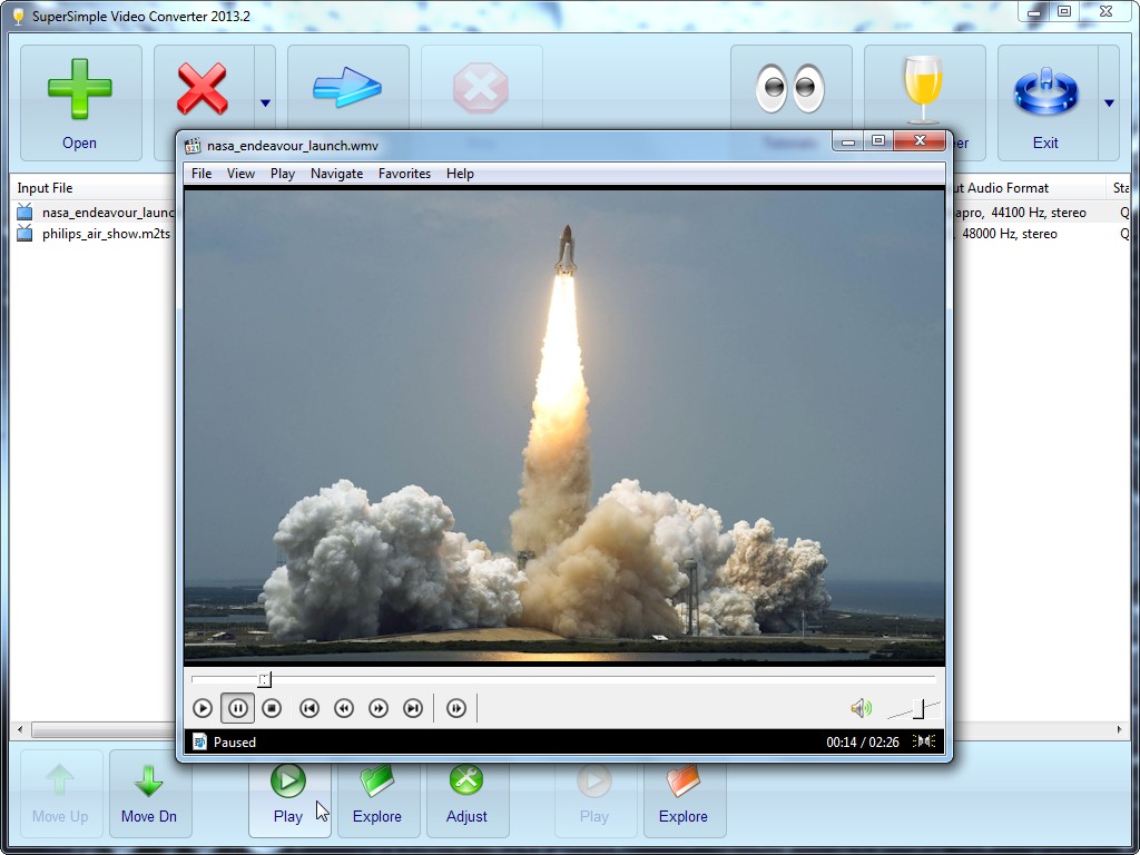 SuperSimple Video Converter 2015 software screenshot