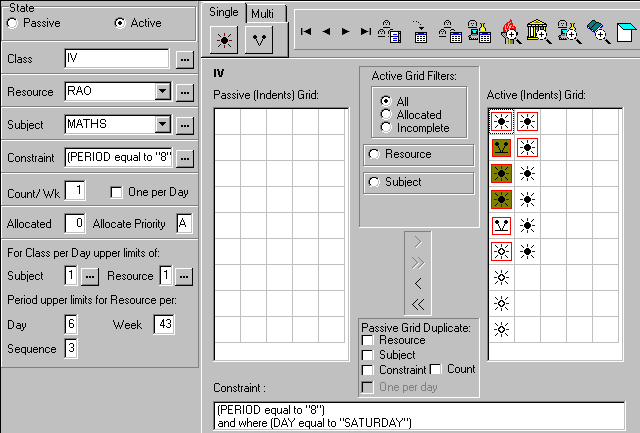 Supertime 2000 Class Timetable Software 2.0 software screenshot