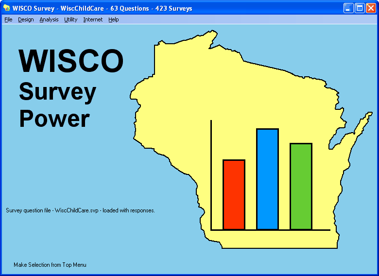 Survey Power 7.30 software screenshot