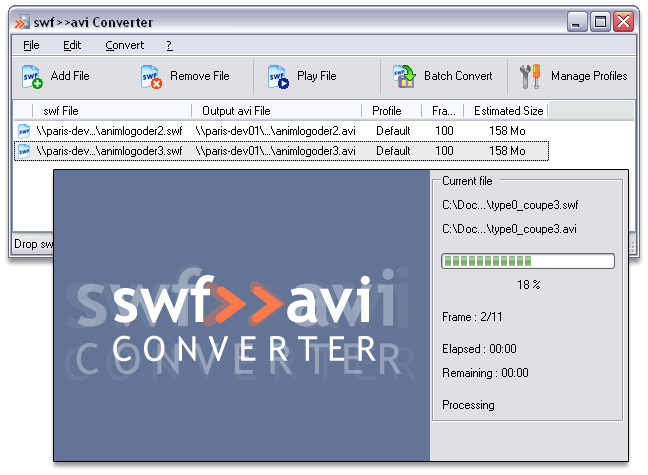 Swf Avi Convert :: Free Converter :: 1.0 software screenshot