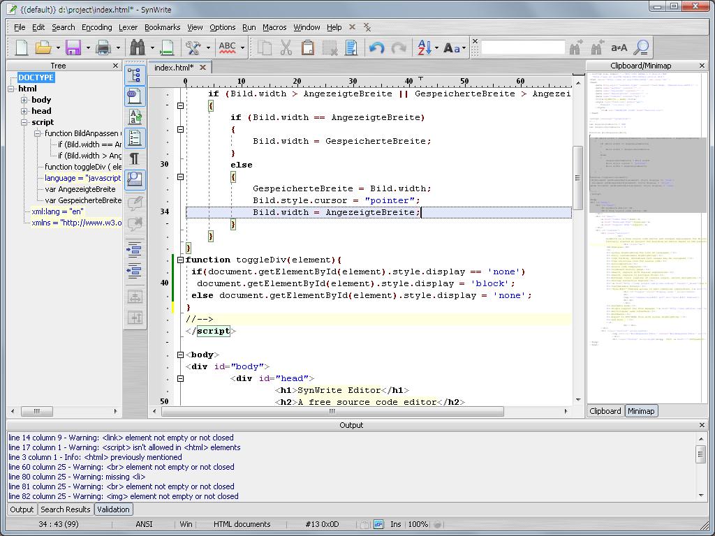 SynCodeIntel 0.9.1 software screenshot