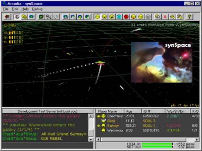 SynSpace 1.0 software screenshot