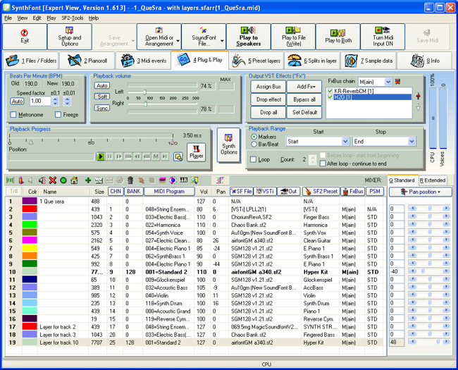 SynthFont 1.723 software screenshot