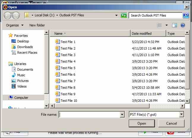 SysInfotools PST Compress and Compact 5.0 software screenshot