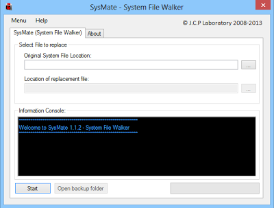 SysMate - System File Walker 1.1.2.0 software screenshot