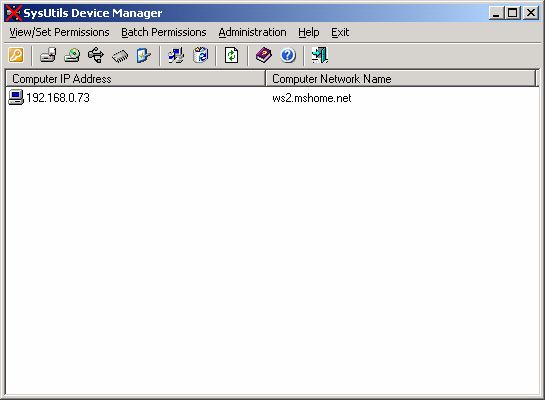 SysUtils Device Manager 1.2 software screenshot