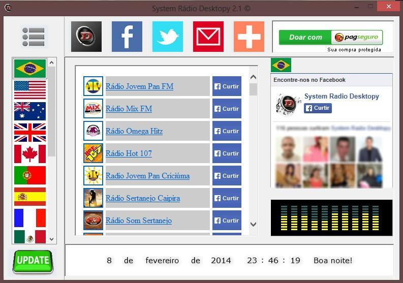 System Radio Desktopy 2.1 software screenshot