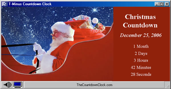 T-Minus Christmas-Kids Countdown 6.0 software screenshot