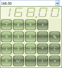 TAdvSmoothCalculator 1.3.0.0 software screenshot
