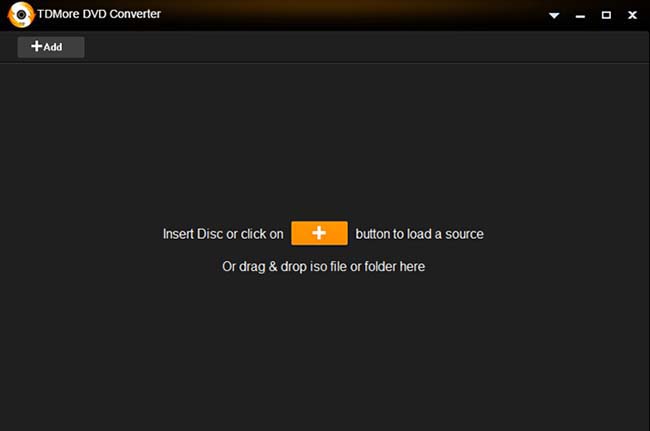 TDMore DVD Converter 1.0.1.1 software screenshot