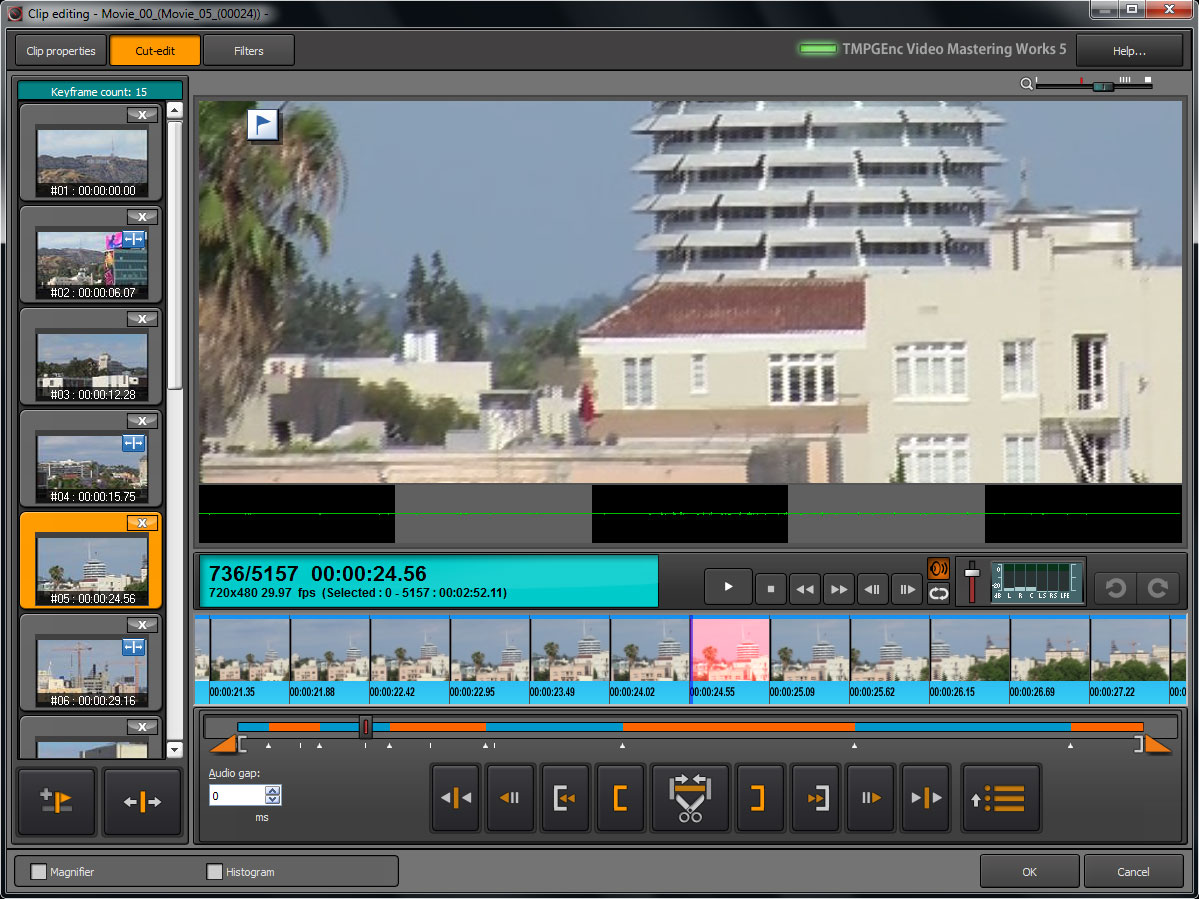 TMPGEnc Video Mastering Works 6.2.1.28 software screenshot
