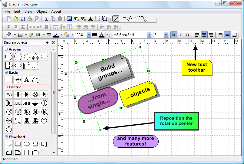 TMS Diagram Studio 4.4 software screenshot