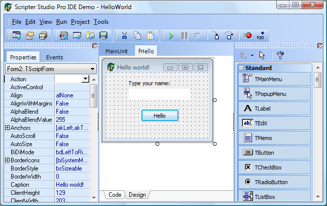 TMS Scripter 6.1.1.1 software screenshot