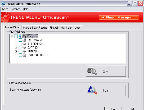 TRVProtect Hosted Antivirus Service 8.2 software screenshot