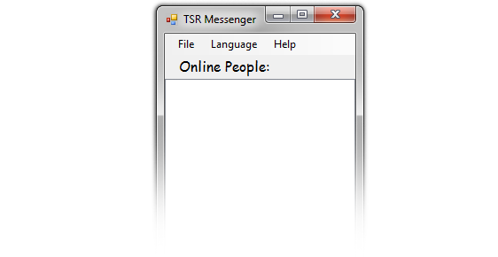 TSR LAN Messenger 1.6.6.460 software screenshot