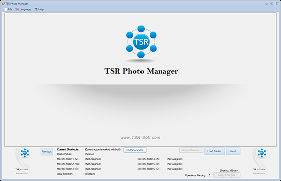 TSR Photo Manager 1.1.0.173 software screenshot