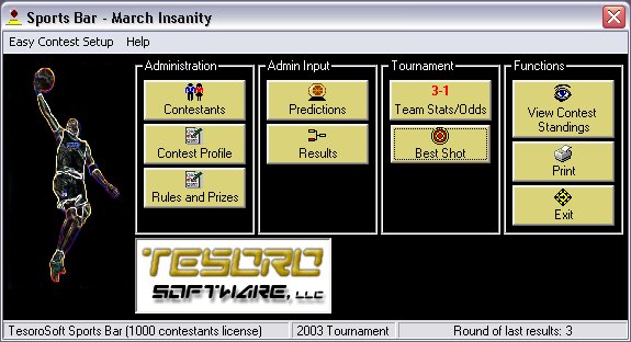 TSSportsBar - March Insanity 6.1.9 software screenshot