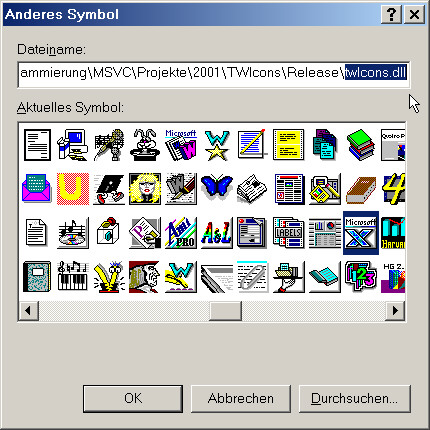 TWIcons 1.0 software screenshot