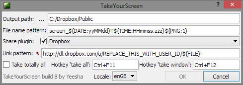 TakeYourScreen 9 software screenshot