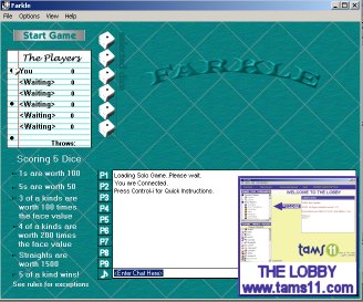 Tams11 Farkle 3.0.12.9 software screenshot