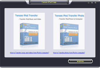 Tansee iPod  Copy Pack 5.0.0.0 software screenshot