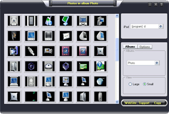 Tansee iPod Photo Copy 3.3 software screenshot