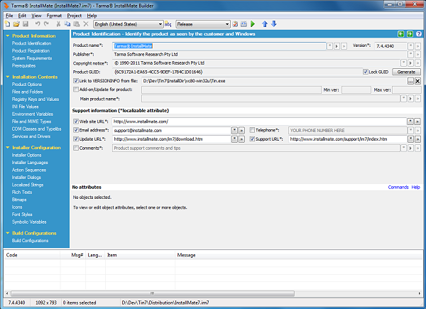 Tarma InstallMate 9.0.4.4789 software screenshot