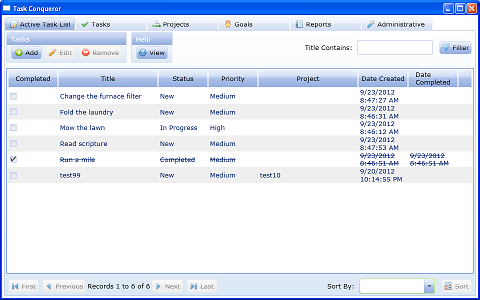 Task Conqueror 1.0.8 software screenshot
