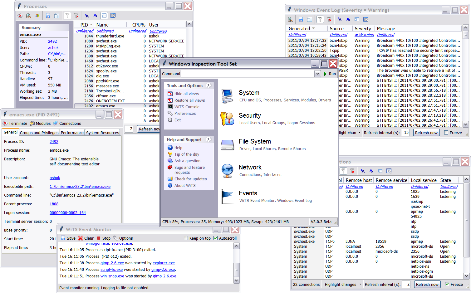 Tcl Windows API 3.1.17 software screenshot