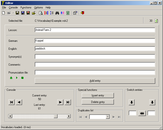 Teachmaster 4.3 software screenshot